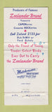 Matchbook Cover - Zeeland Poultry Processing Zeeland MI WORN 30 Strike