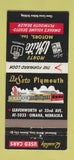 Matchbook Cover - Monte White DeSoto Plymouth Omaha NE 30 Strike