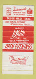 Matchbook Cover - Monte White DeSoto Plymouth Omaha NE 30 Strike
