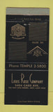 Matchbook Cover - Louis Rose DeSoto Plymouth Detroit MI WEAR 30 Strike