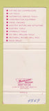 Matchbook Cover - Chicago Pneumatic New York City 30 Strike