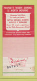 Matchbook Cover Washington Title Insurance Snohomish County Everett WA 30 Strike