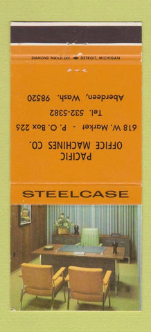 Matchbook Cover - Steelcase Office Furnitture Aberdeen WA #1 30 Strike