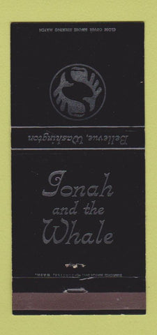 Matchbook Cover - Jonah and the Whale Bellevue WA 30 Strike