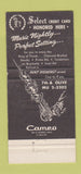 Matchbook Cover - El Gaucho Restaurant Seattle WA 30 Strike