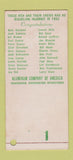 Matchbook Cover - Safety Aluminum Company America Vancouver WA SAMPLE 30 Strike