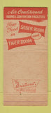 Matchbook Cover - Clemson House Clemson SC WEAR 30 Strike