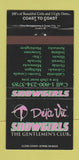 Matchbook Cover - Showgirls Strip Club CHAIN 30 Strike