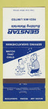 Matchbook Cover - Genstar Building Materials Regina Saskatoon SK 30 Strike