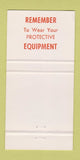 Matchbook Cover - Safety Association Toronto ON 30 Strike