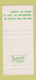 Matchbook Cover - Safety Crown Zellerbrach 30 Strike