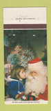 Matchbook Cover - Marathon Credit Union Neenah WI Christmas Santa 30 Strike