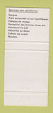 Matchbook Cover - Credit Union Immaculate Conception Montreal QC 30 Strike