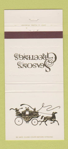 Matchbook Cover - Ozaukee Country Club Curling Mequon WI Christmas 30 Strike
