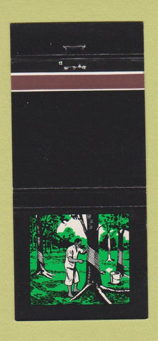 Matchbook Cover - EP Lambert Rubber Latex Akron OH 30 Strike