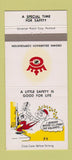 Matchbook Cover - Safety Crown Zellerbrach 30 Strike