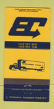 Matchbook Cover - JB Baillargeon Trucking Montreal QC WEAR 30 Strike