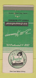 Matchbook Cover - Yeaman's Restaurant Detroit MI WEAR 30 Strike