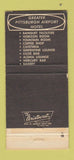 Matchbook Cover - AC Company Pittsburgh PA Airport 30 Strike