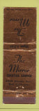 Matchbook Cover - The Mirror Bar Bell CA WEAR