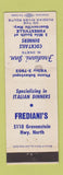 Matchbook Cover - Frediani Inn Forestville CA WEAR