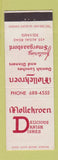 Matchbook Cover - Mollekroen Danish Restaurant Solvang CA #1