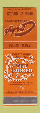 Matchbook Cover - Corky's Restaurant Sherman Oaks CA