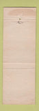 Matchbook Cover - Orient Room Chinese New York City WORN