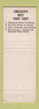 Matchbook Cover - Jimmy Wong's Chinese Restaurant Chicago IL