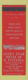 Matchbook Cover - Lucky Star Pizza St Clair Shores MI