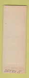 Matchbook Cover - Chick's Detroit MI
