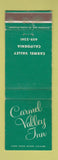 Matchbook Cover - Carmel Valley Inn Carmel Valley CA
