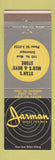 Matchbook Cover - Jarman Men's Shoes Stan's Sebastopol CA