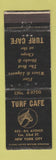 Matchbook Cover - Turf Cafe New York City WEAR