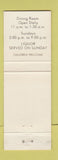 Matchbook Cover - Andy's Town Lounge Inkster MI