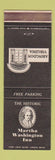 Matchbook Cover - Martha Washington Inn Abingdon VA