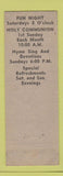 Matchbook Cover - Luthern Service Center Harrisburg PA