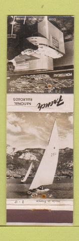 Matchbook Cover - French National Railroads REAL PHOTO New York City