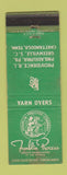 Matchbook Cover - franklin Process Dyers Providence RI Benjamin WEAR