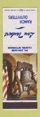 Matchbook Cover - Lou Taubert Ranch Western Clothes Casper WY Liberty Bell