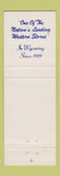 Matchbook Cover - Lou Taubert Ranch Western Clothes Casper WY Liberty Bell
