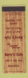 Matchbook Cover - Harry's Cafe Balboa Newport Beach? CA