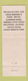 Matchbook Cover - Ridgely's Windows Springfield Abraham Lincoln