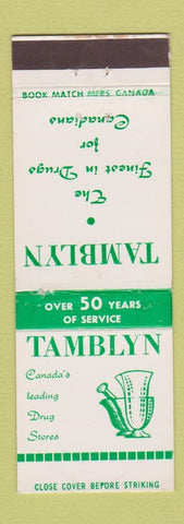 Matchbook Cover - Tamblyn Drug Stores Canada
