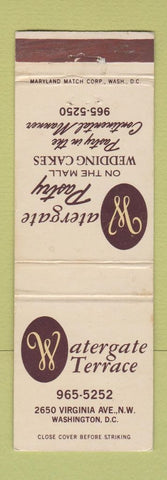 Matchbook Cover - Watergate Terrace Washington DC