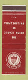 Matchbook Cover - Union League of Philadelphia PA