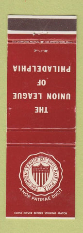 Matchbook Cover - Union League of Philadelphia PA