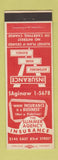 Matchbook Cover - Summer Insurance Agency