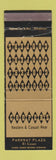 Matchbook Cover - Coopers Men's Clothes Western El Cajon CA WEAR