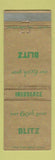 Matchbook Cover - Blitz Insurance 60th Fort Wayne IN